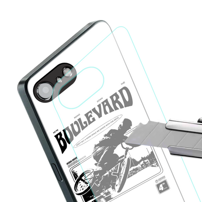 boulevard back phone cover | glass case for iphone 16e