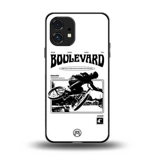 boulevard back phone cover | glass case for nothing phone 1
