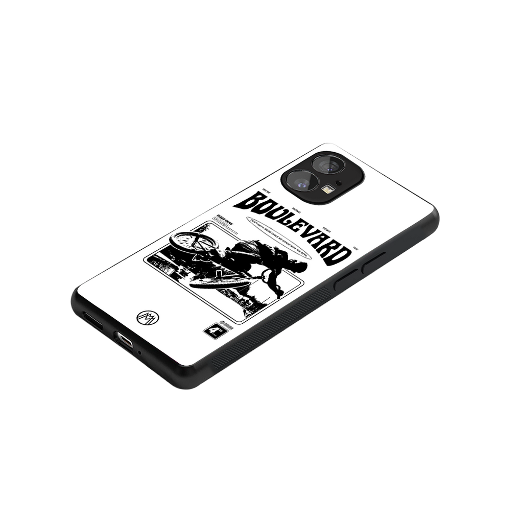 boulevard back phone cover | glass case for nothing phone 1