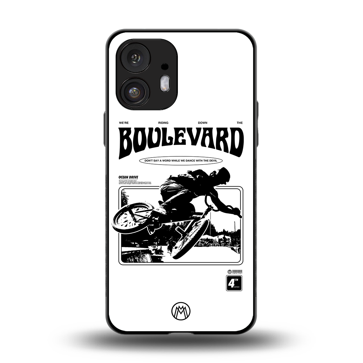 boulevard back phone cover | glass case for nothing phone 2