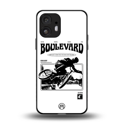 boulevard back phone cover | glass case for nothing phone 2
