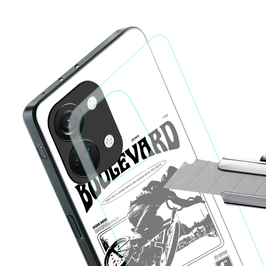 boulevard back phone cover | glass case for oneplus nord 3