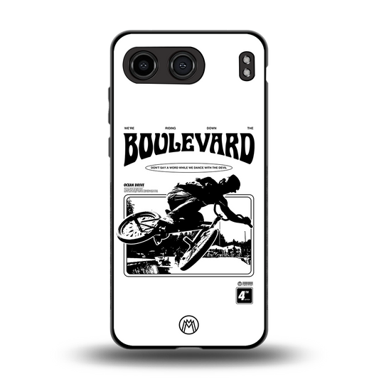 boulevard back phone cover | glass case for oneplus nord 4