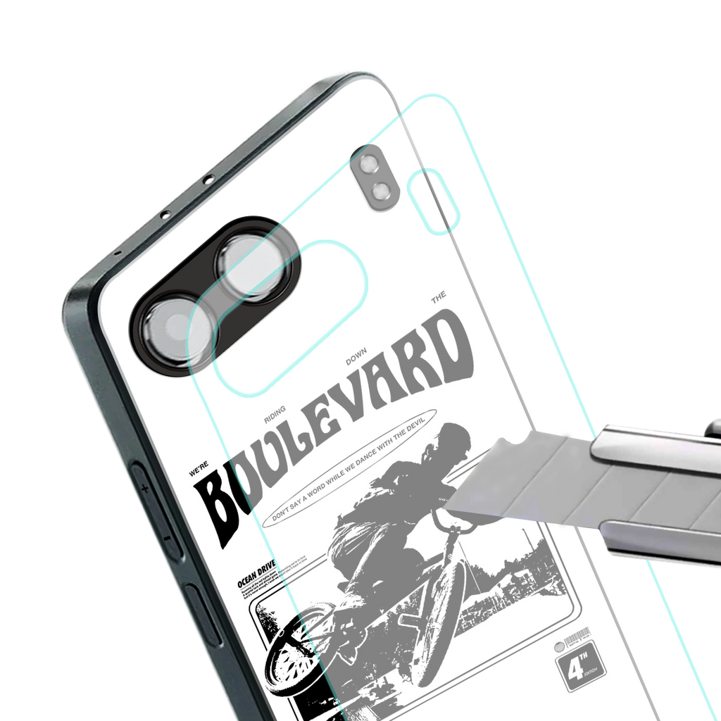 boulevard back phone cover | glass case for oneplus nord 4