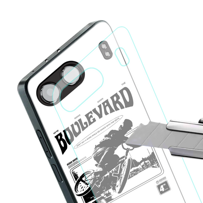 boulevard back phone cover | glass case for oneplus nord 4