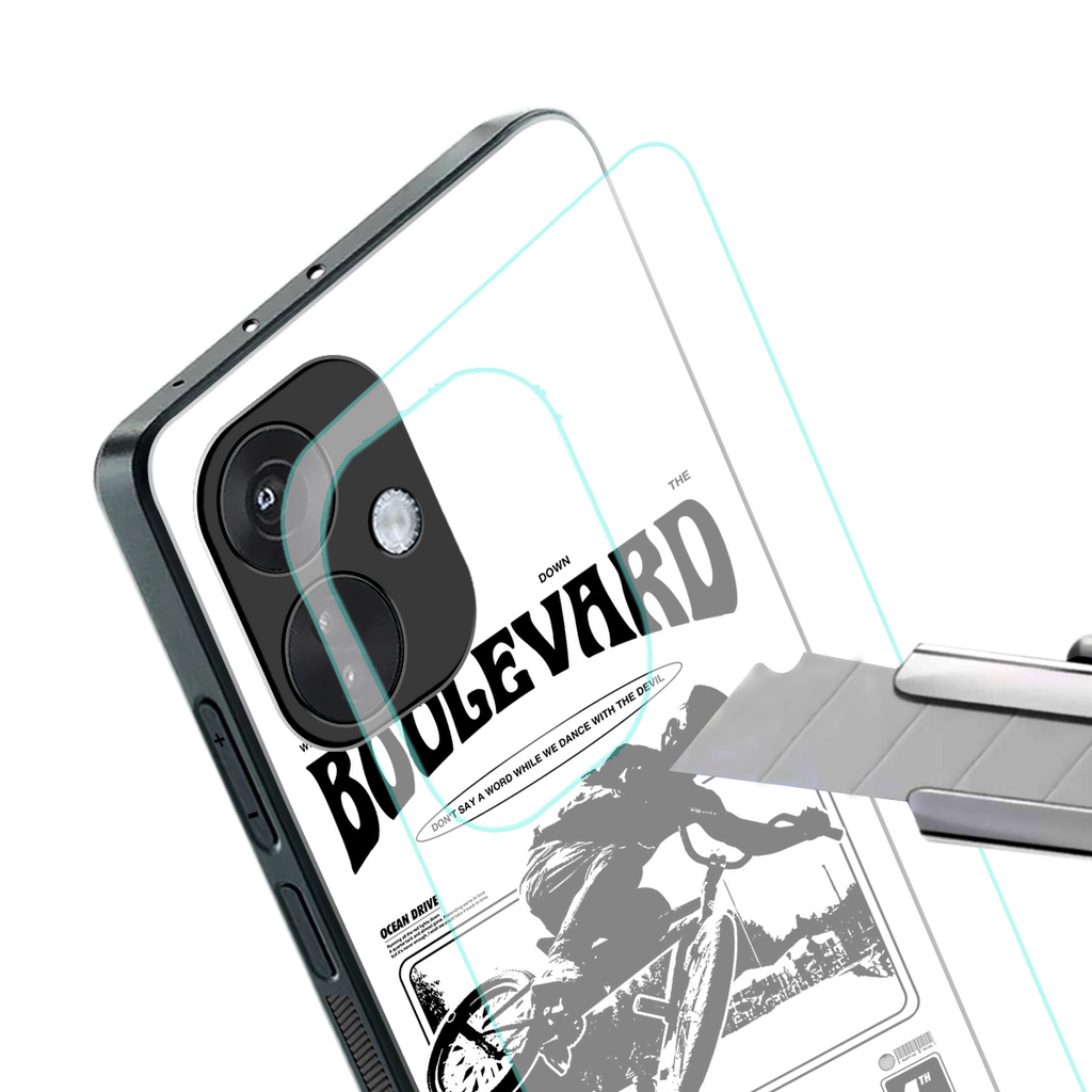 boulevard back phone cover | glass case for oneplus nord ce 3