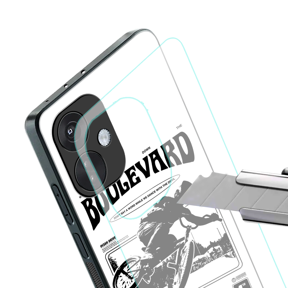 boulevard back phone cover | glass case for oneplus nord ce 3