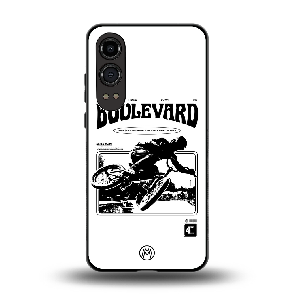 boulevard back phone cover | glass case for oneplus nord ce 4 lite
