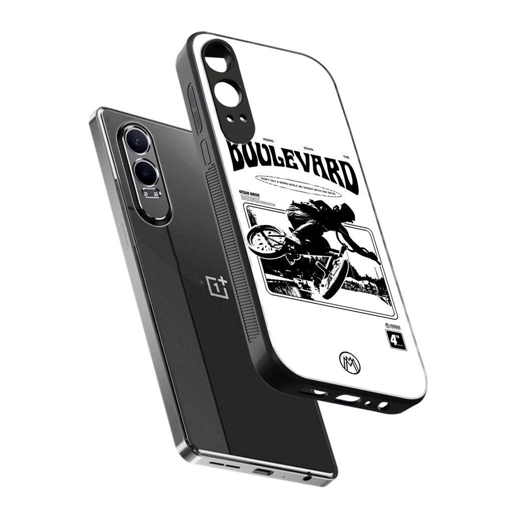 boulevard back phone cover | glass case for oneplus nord ce 4 lite