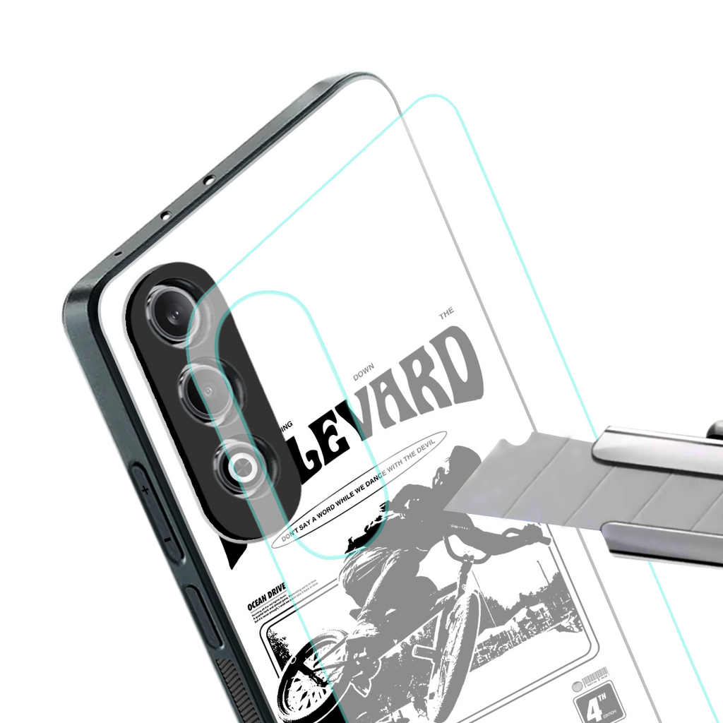 boulevard back phone cover | glass case for oneplus nord ce 4