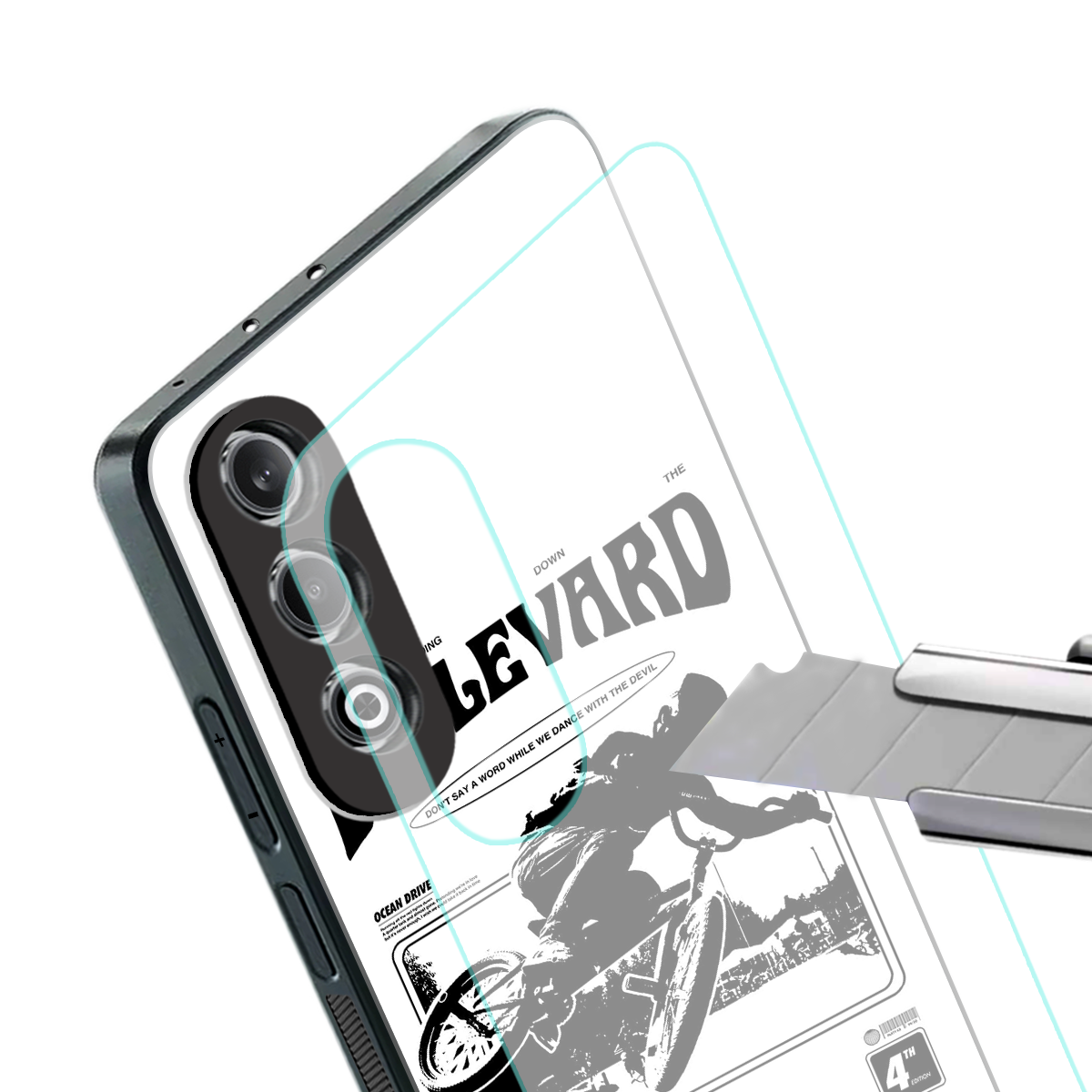 boulevard back phone cover | glass case for oneplus nord ce 4