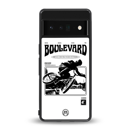 boulevard back phone cover | glass case for google pixel 6 pro
