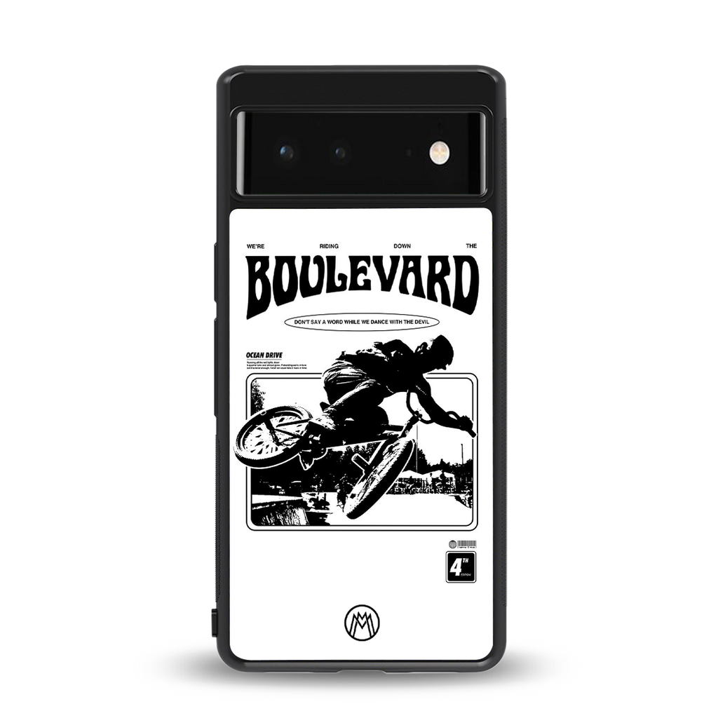 boulevard back phone cover | glass case for google pixel 6