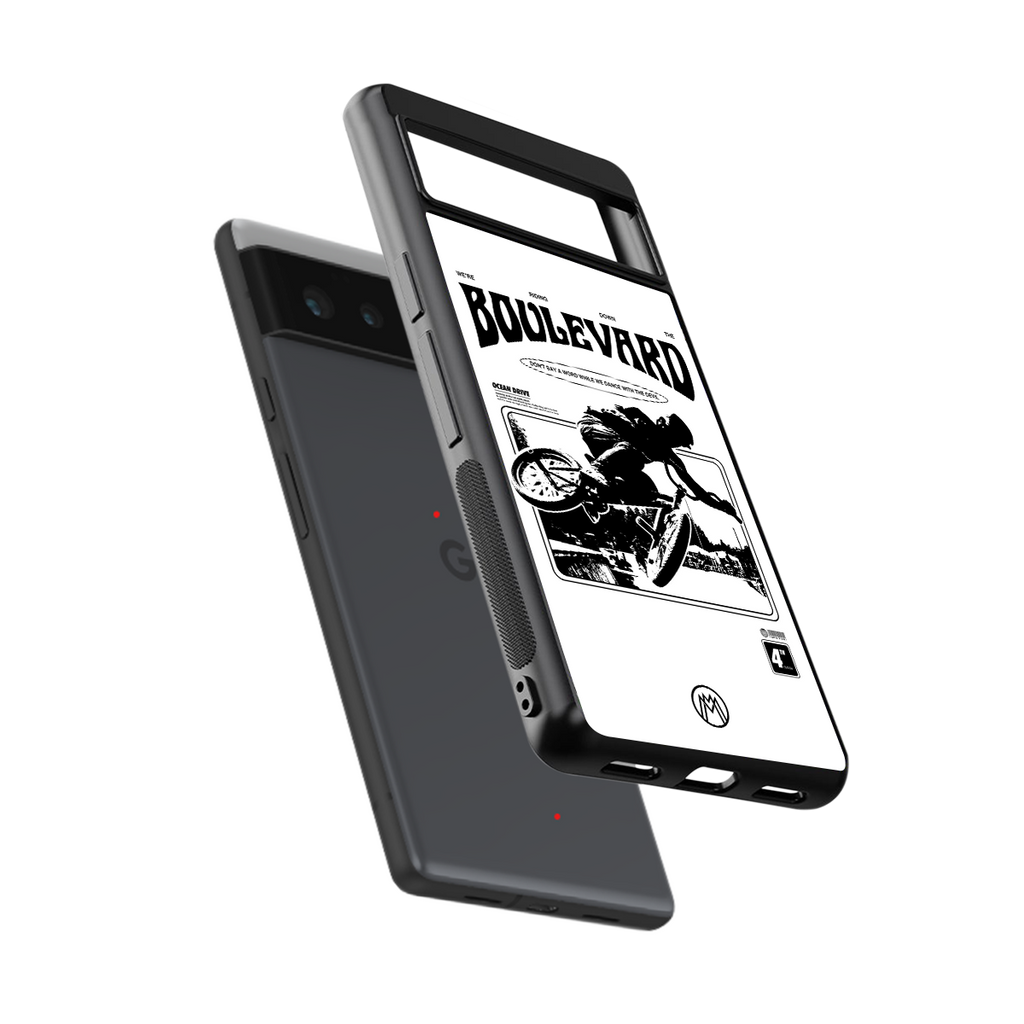 boulevard back phone cover | glass case for google pixel 6