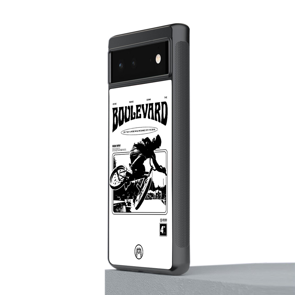 boulevard back phone cover | glass case for google pixel 6