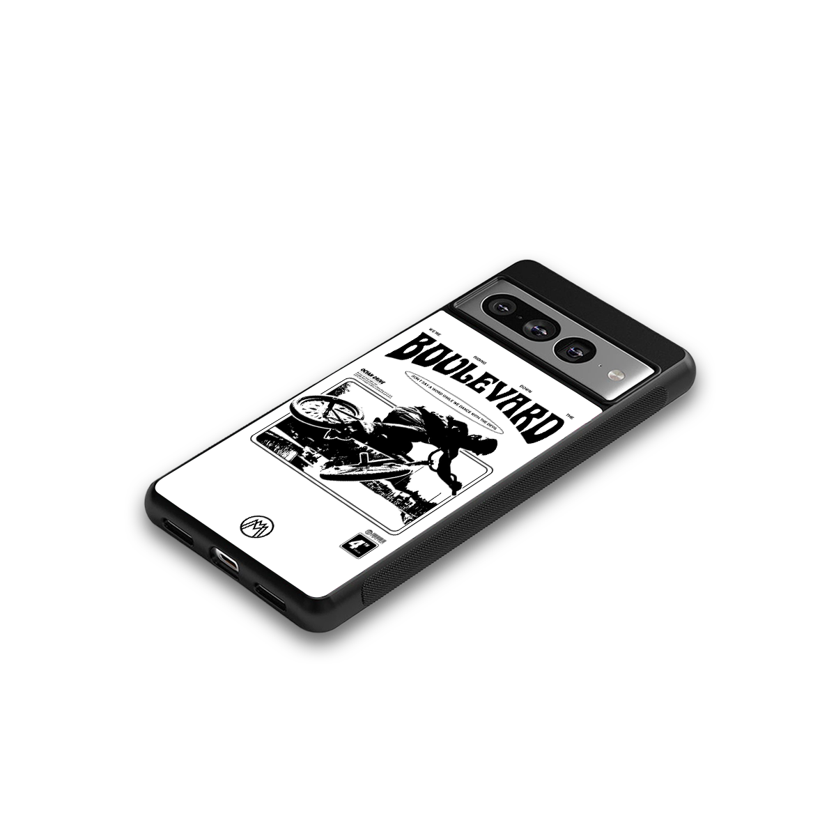 boulevard back phone cover | glass case for google pixel 7 pro