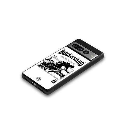 boulevard back phone cover | glass case for google pixel 7 pro