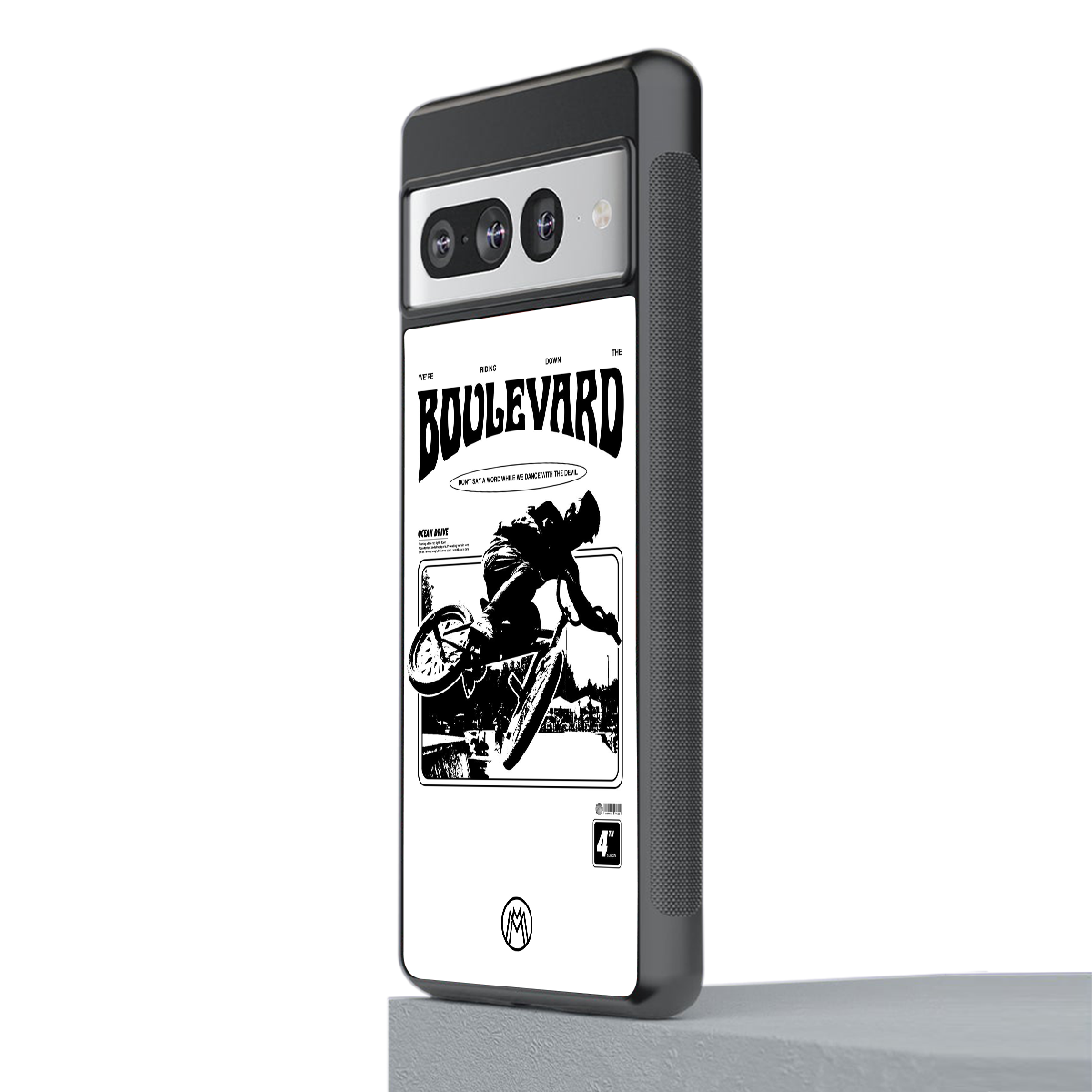 boulevard back phone cover | glass case for google pixel 7 pro