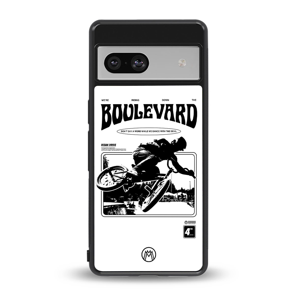 boulevard back phone cover | glass case for Google Pixel 7A