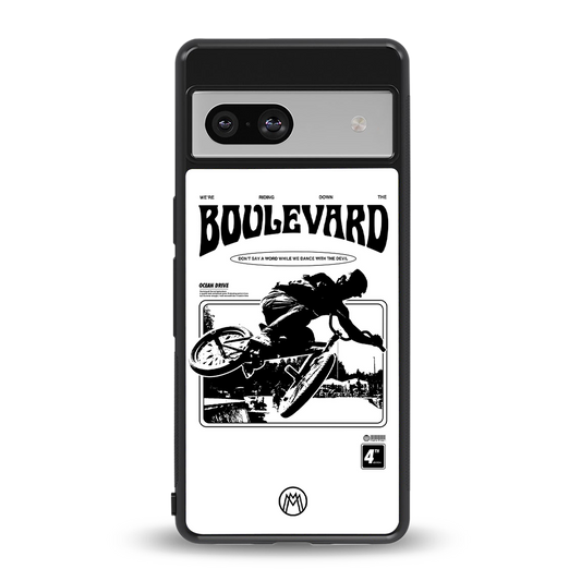 boulevard back phone cover | glass case for Google Pixel 7A