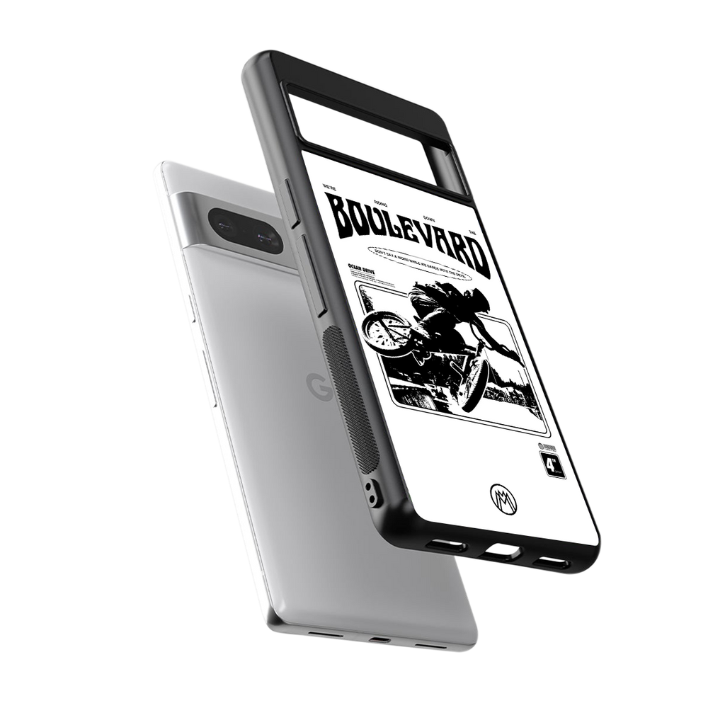 boulevard back phone cover | glass case for Google Pixel 7