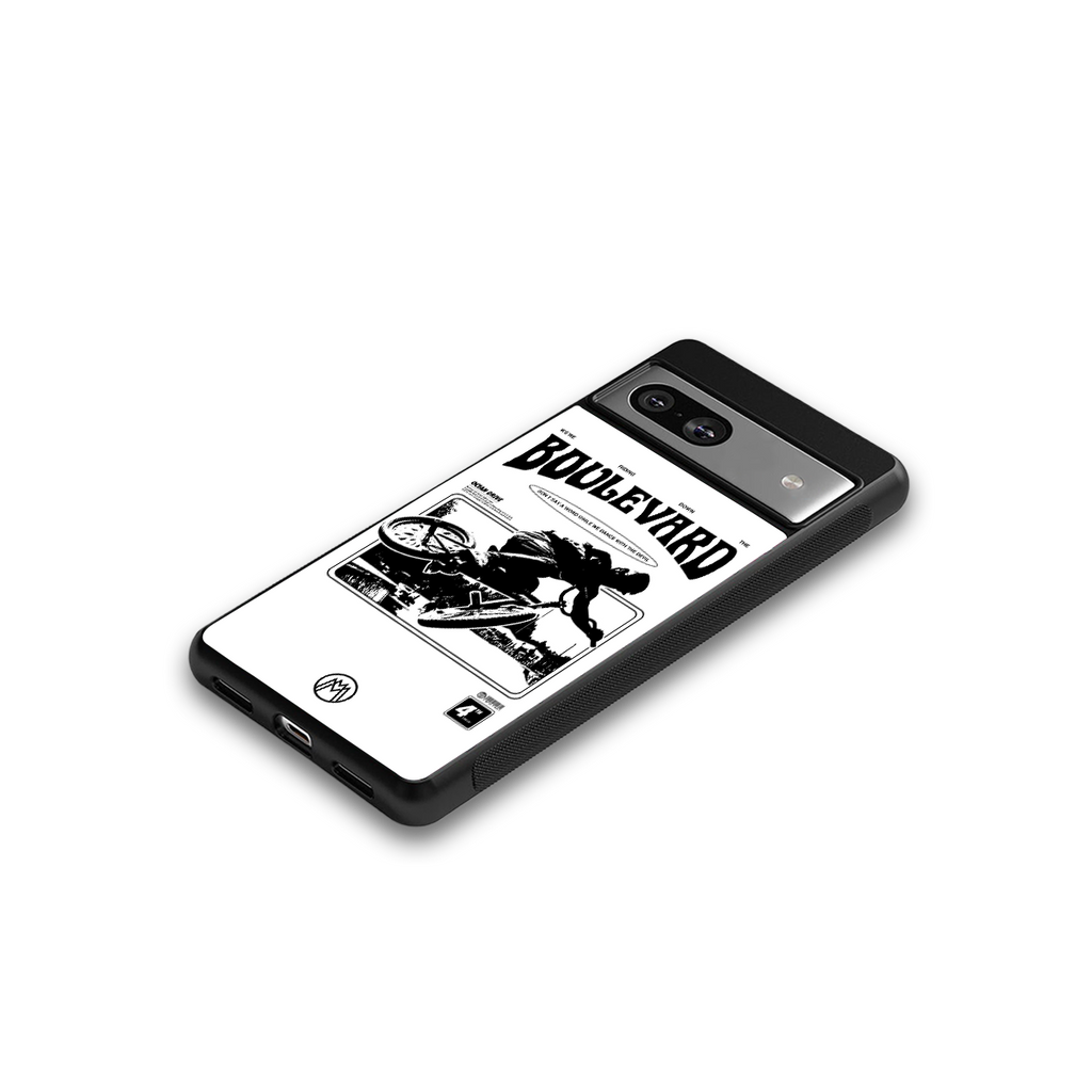 boulevard back phone cover | glass case for Google Pixel 7A