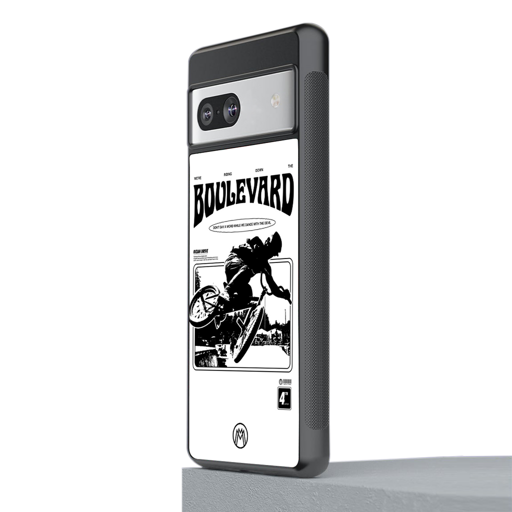 boulevard back phone cover | glass case for Google Pixel 7