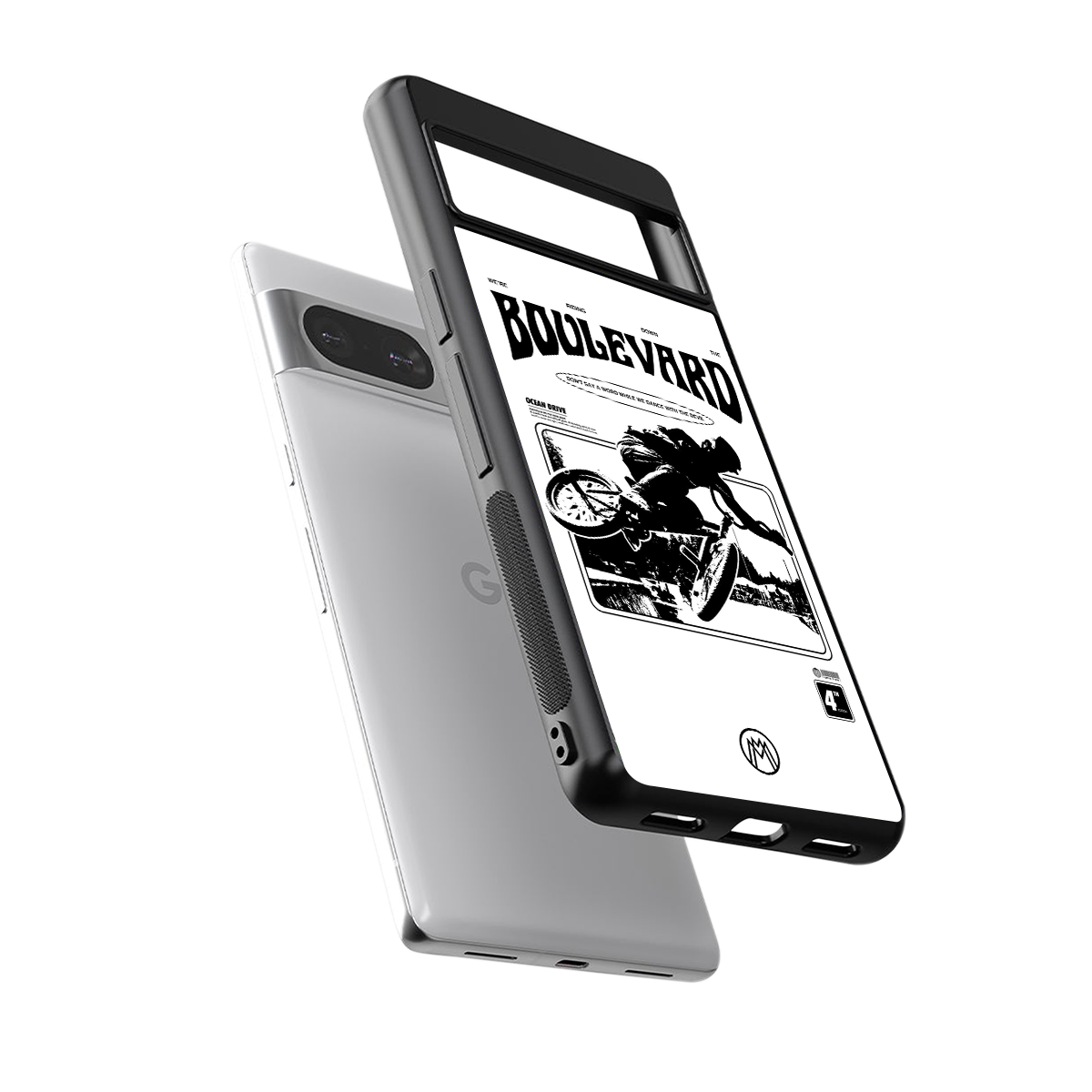 boulevard back phone cover | glass case for Google Pixel 8