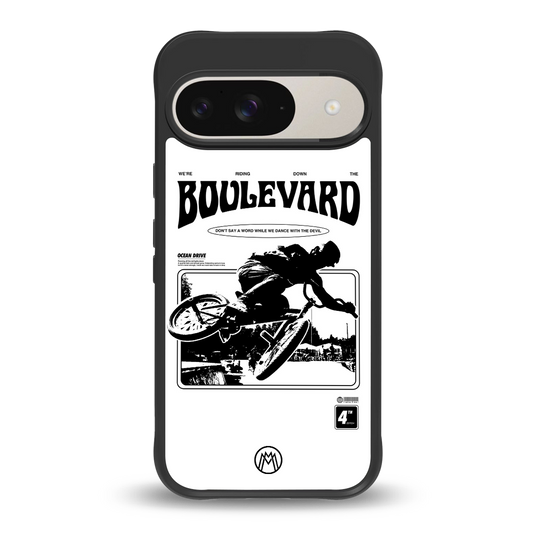 boulevard back phone cover | glass case for google pixel 9
