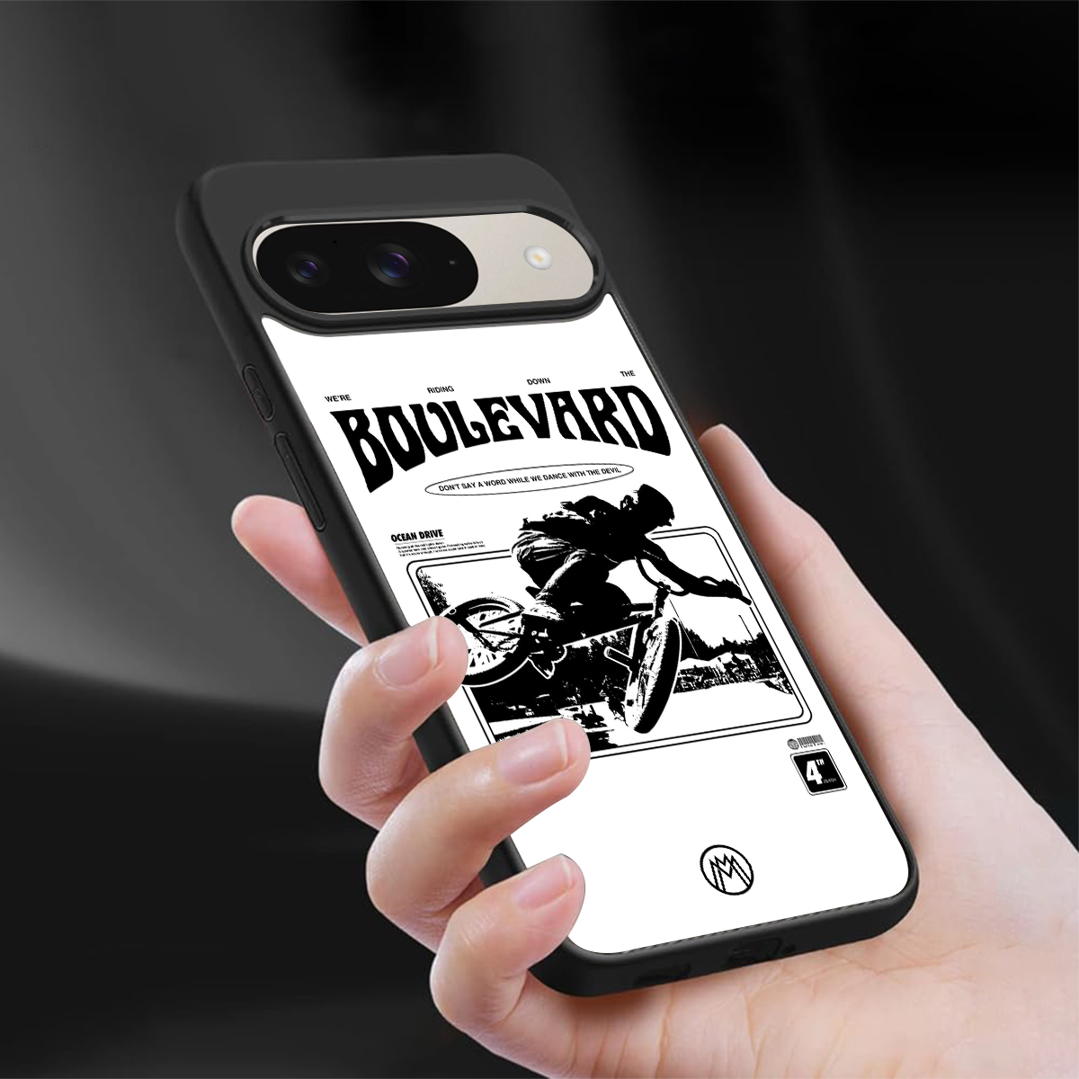 boulevard back phone cover | glass case for google pixel 9