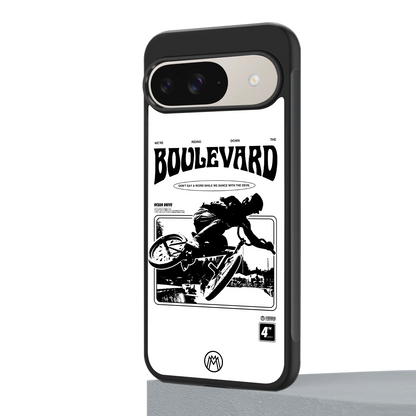 boulevard back phone cover | glass case for google pixel 9