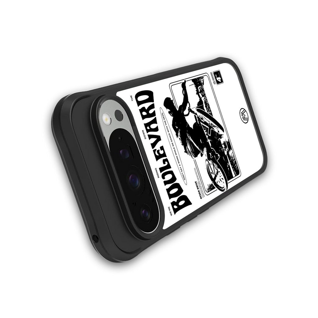 boulevard back phone cover | glass case for google pixel 9 pro