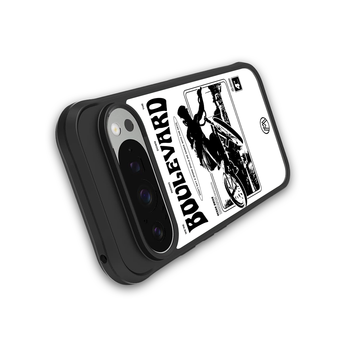 boulevard back phone cover | glass case for google pixel 9 pro