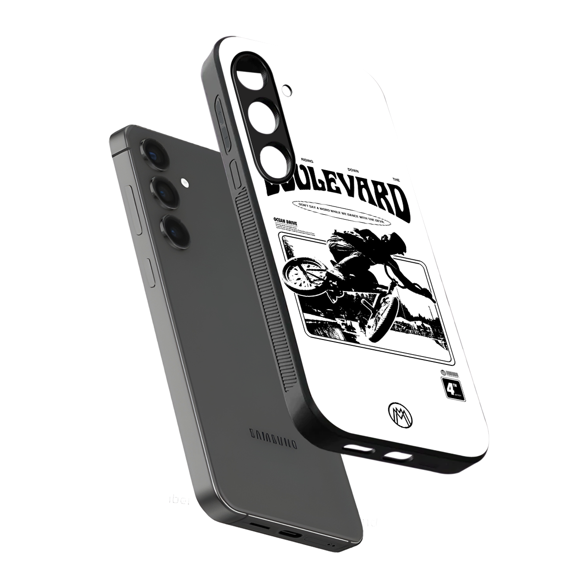 boulevard back phone cover | glass case for samsung galaxy s23 plus