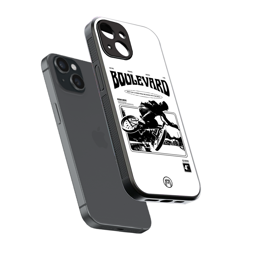 boulevard back phone cover | glass case for iphone 15