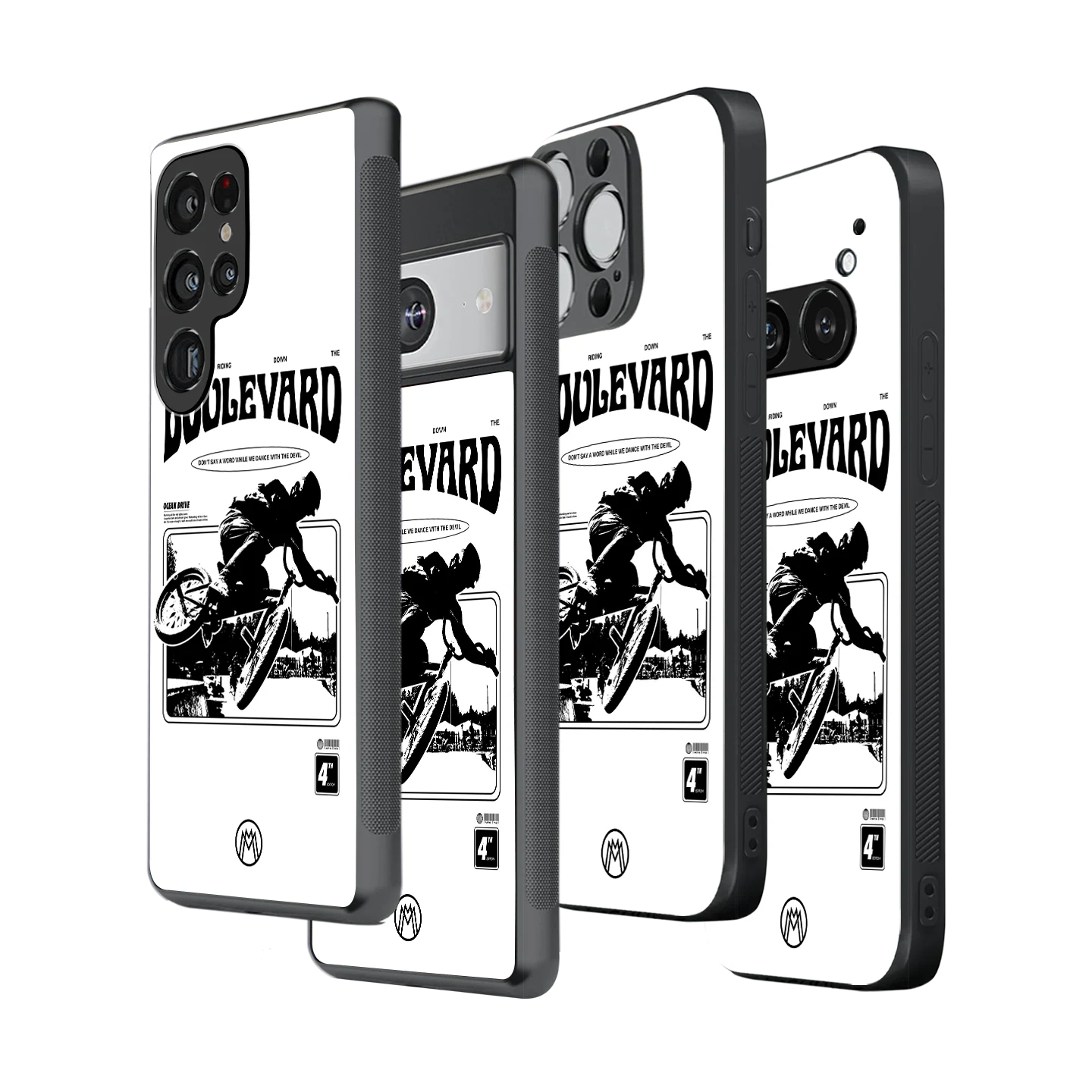 Stylish Glass Back Case for All Smartphones – iPhone, Samsung, OnePlus, Pixel, Redmi, Oppo, Vivo, Motorola