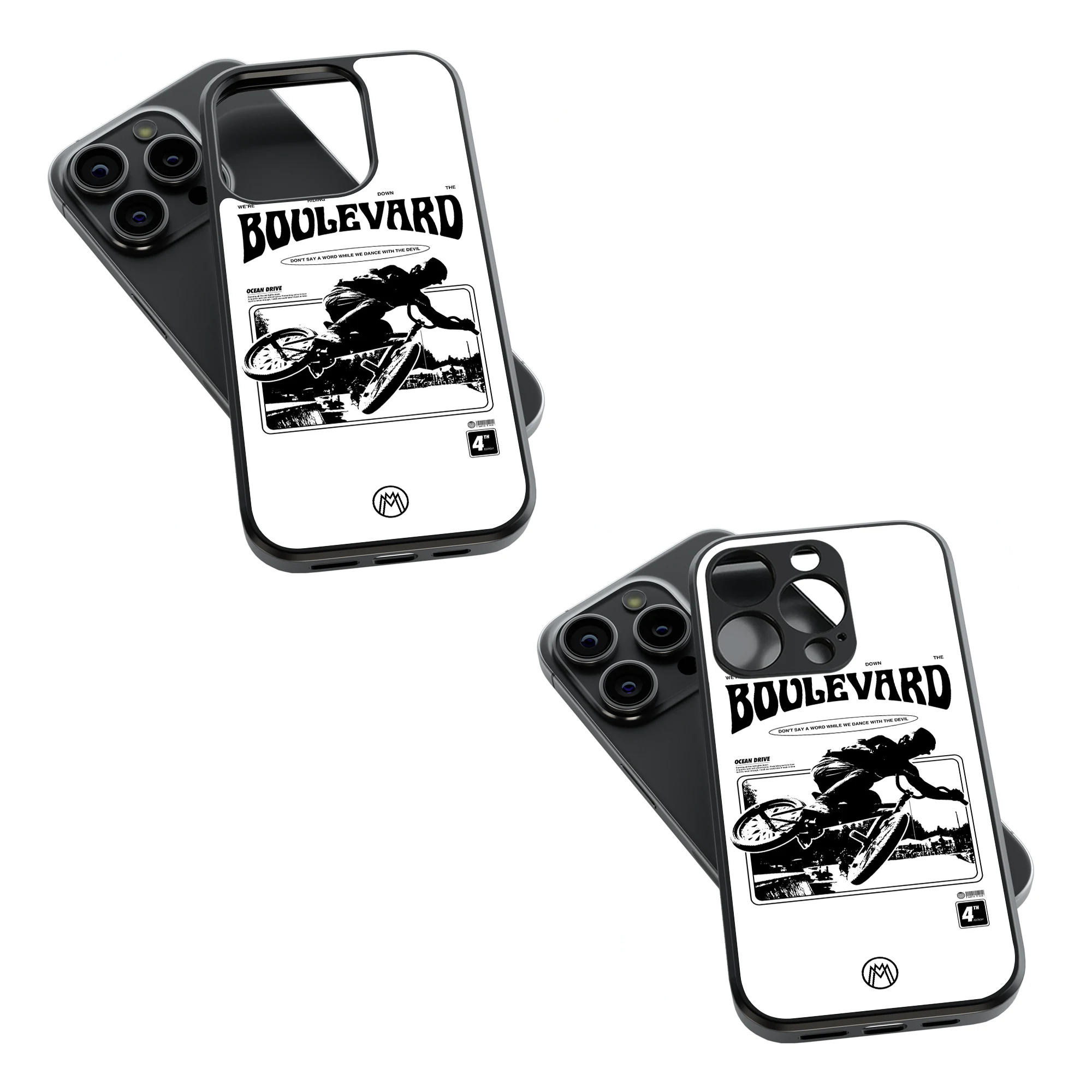 Trendy Glass Back Mobile Case for iPhone, Samsung, Redmi, OnePlus, Google Pixel, Motorola