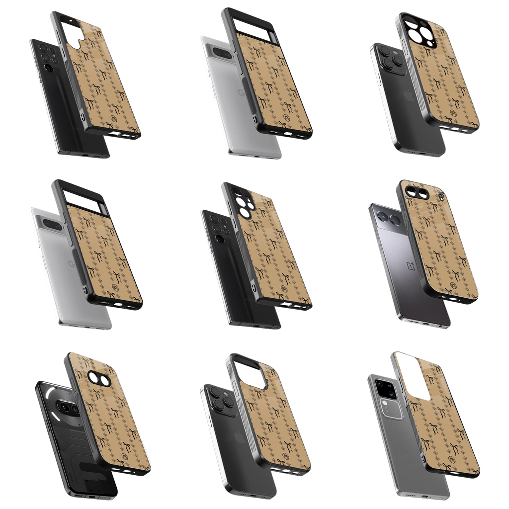 Durable Glass Back Mobile Case for iPhone, Samsung, OnePlus, Google Pixel, Redmi, Vivo, Oppo