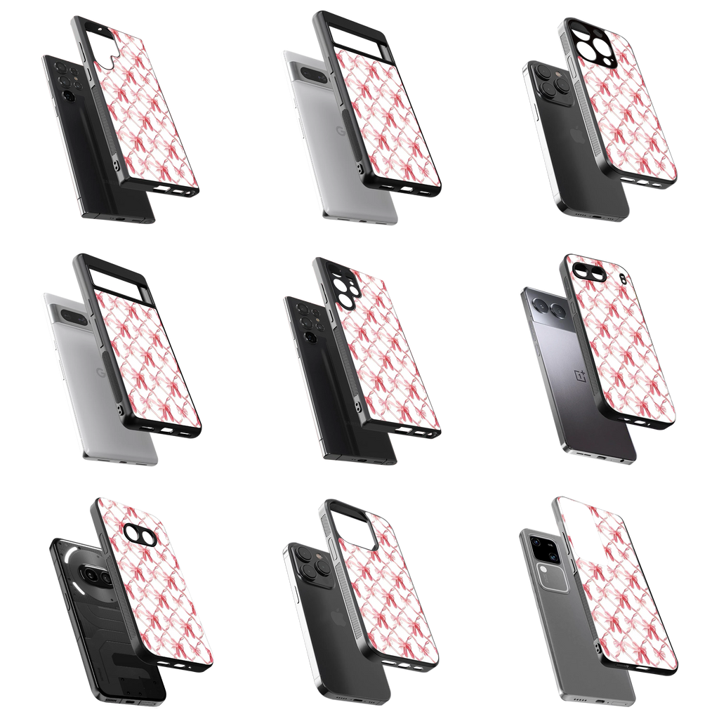 Durable Glass Back Mobile Case for iPhone, Samsung, OnePlus, Google Pixel, Redmi, Vivo, Oppo