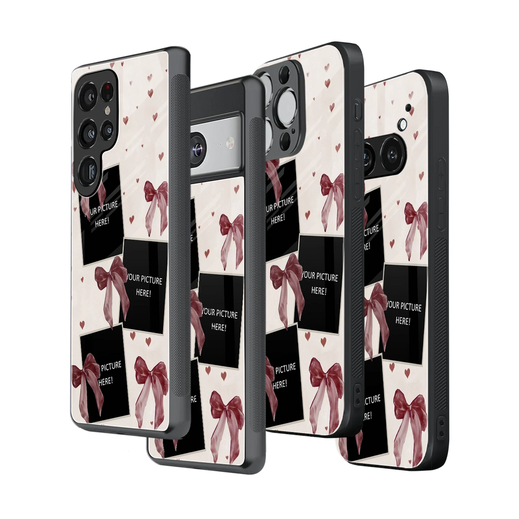 Polaroid Personalised Glass Phone Case