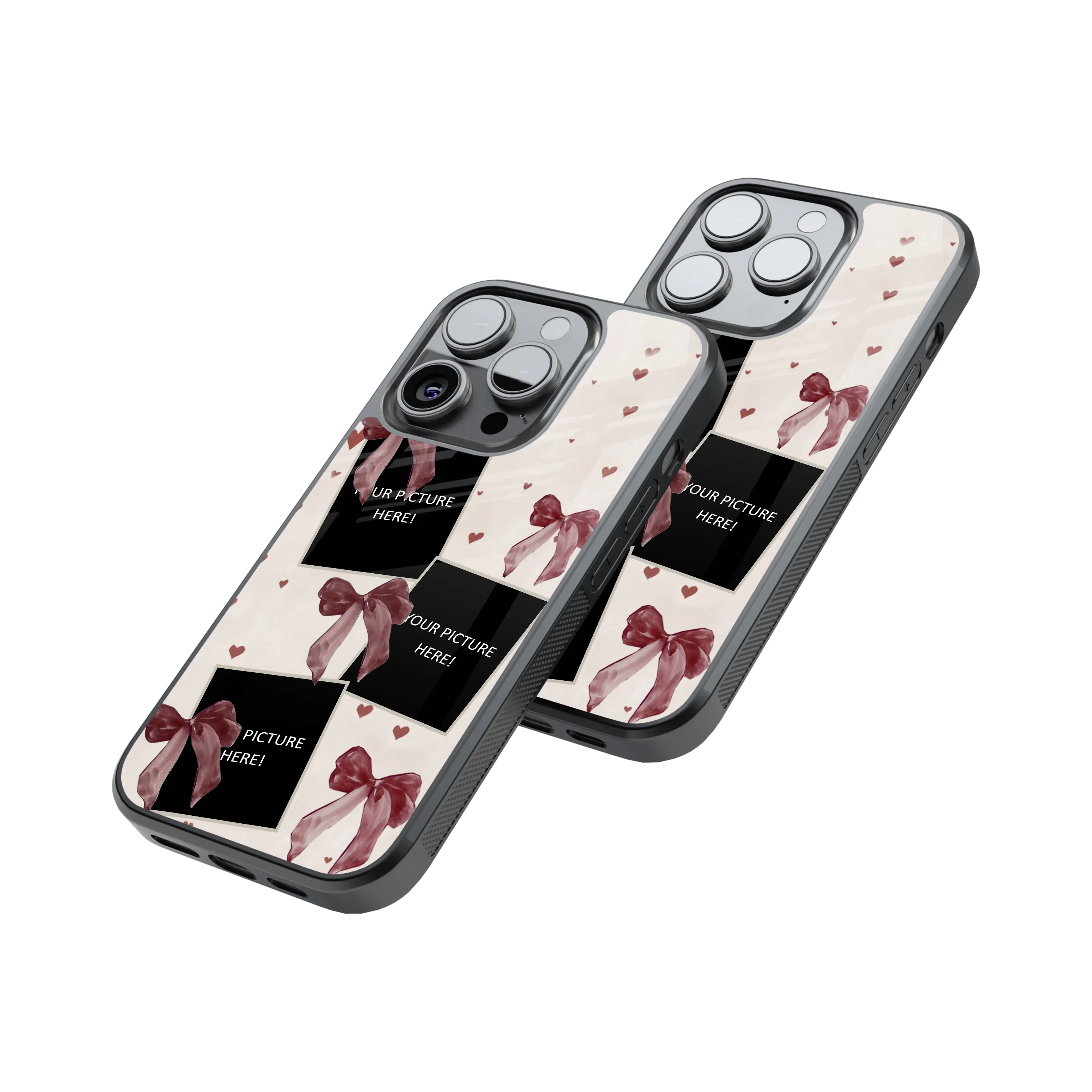 Polaroid Personalised Glass Phone Case