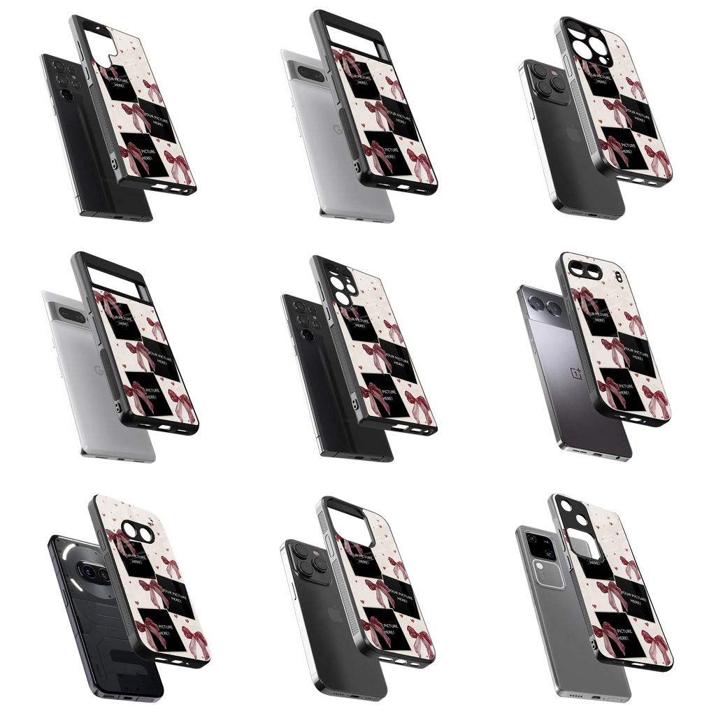 Polaroid Personalised Glass Phone Case