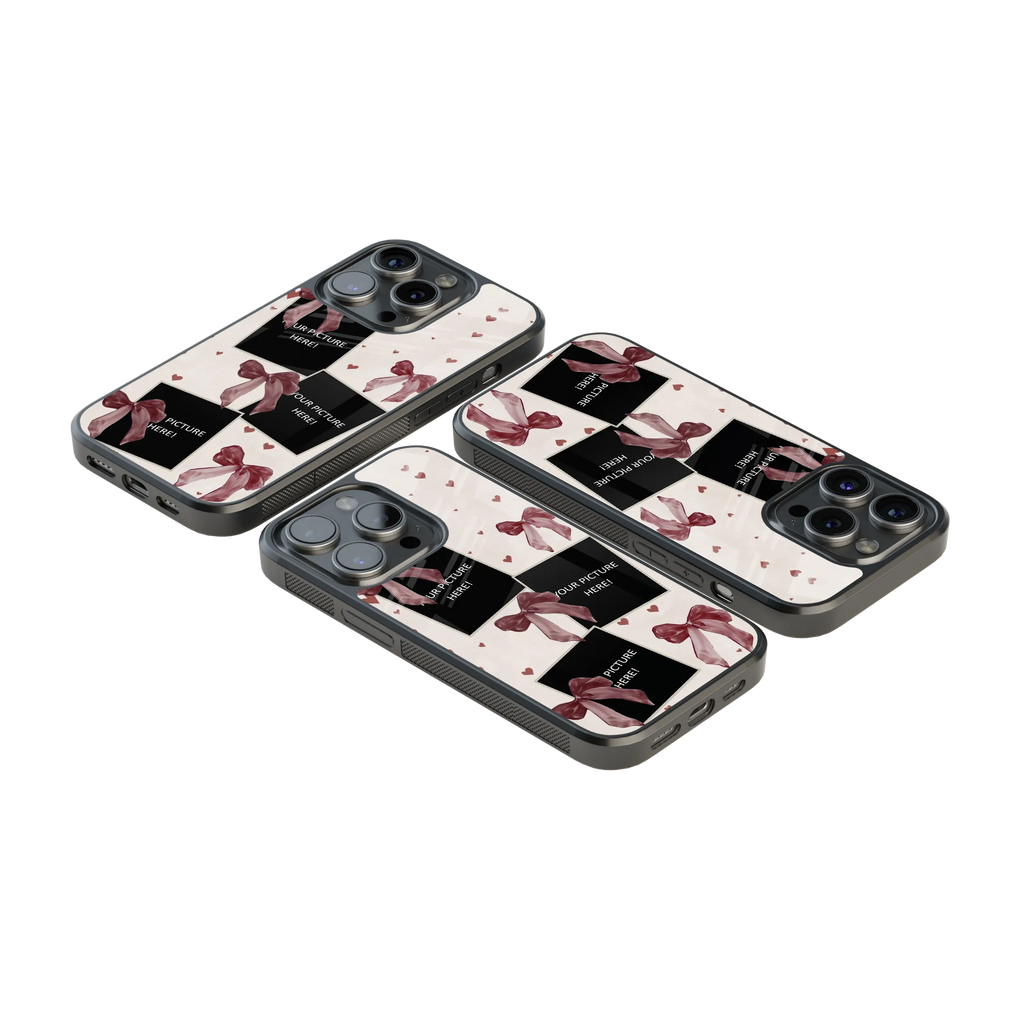 Polaroid Personalised Glass Phone Case