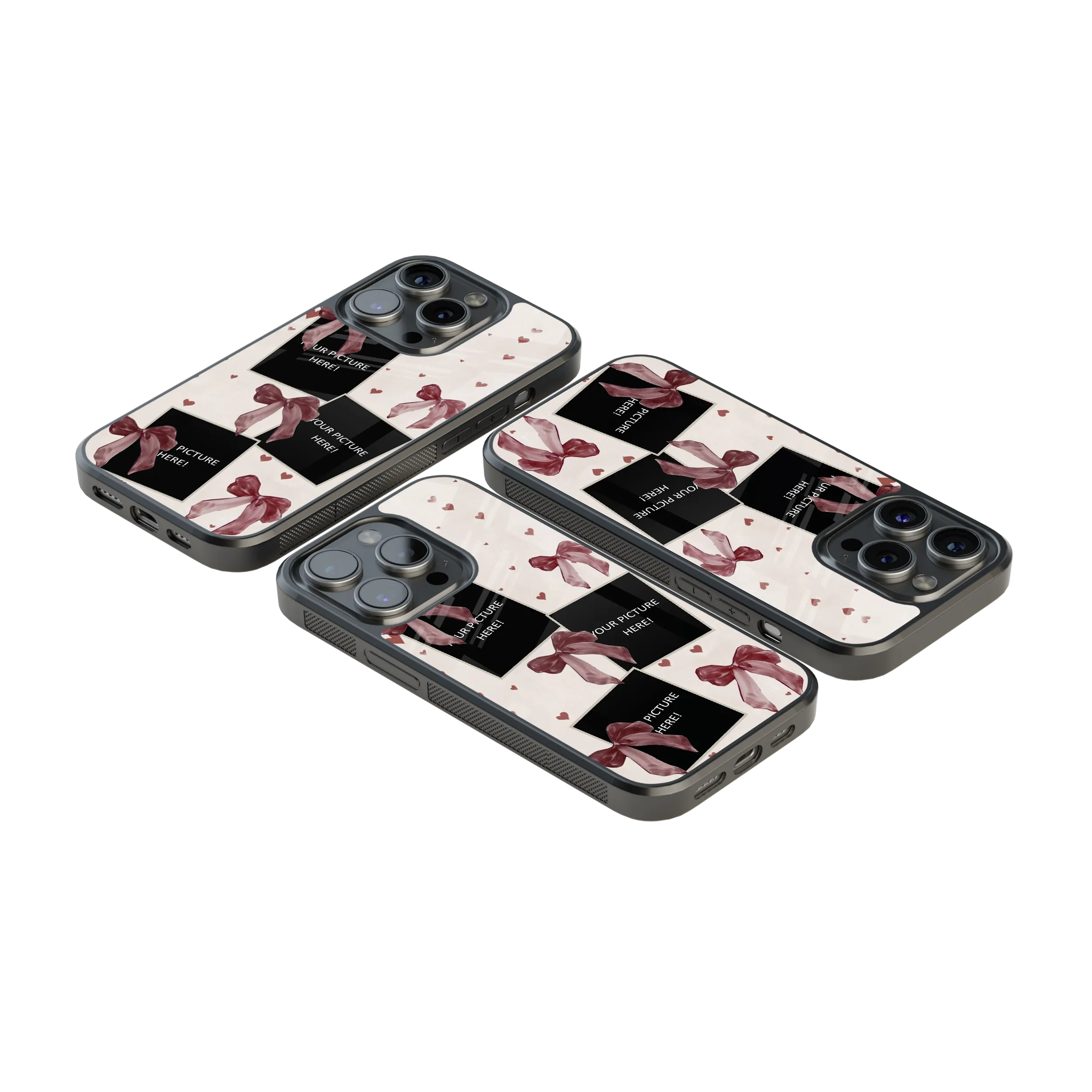 Polaroid Personalised Glass Phone Case