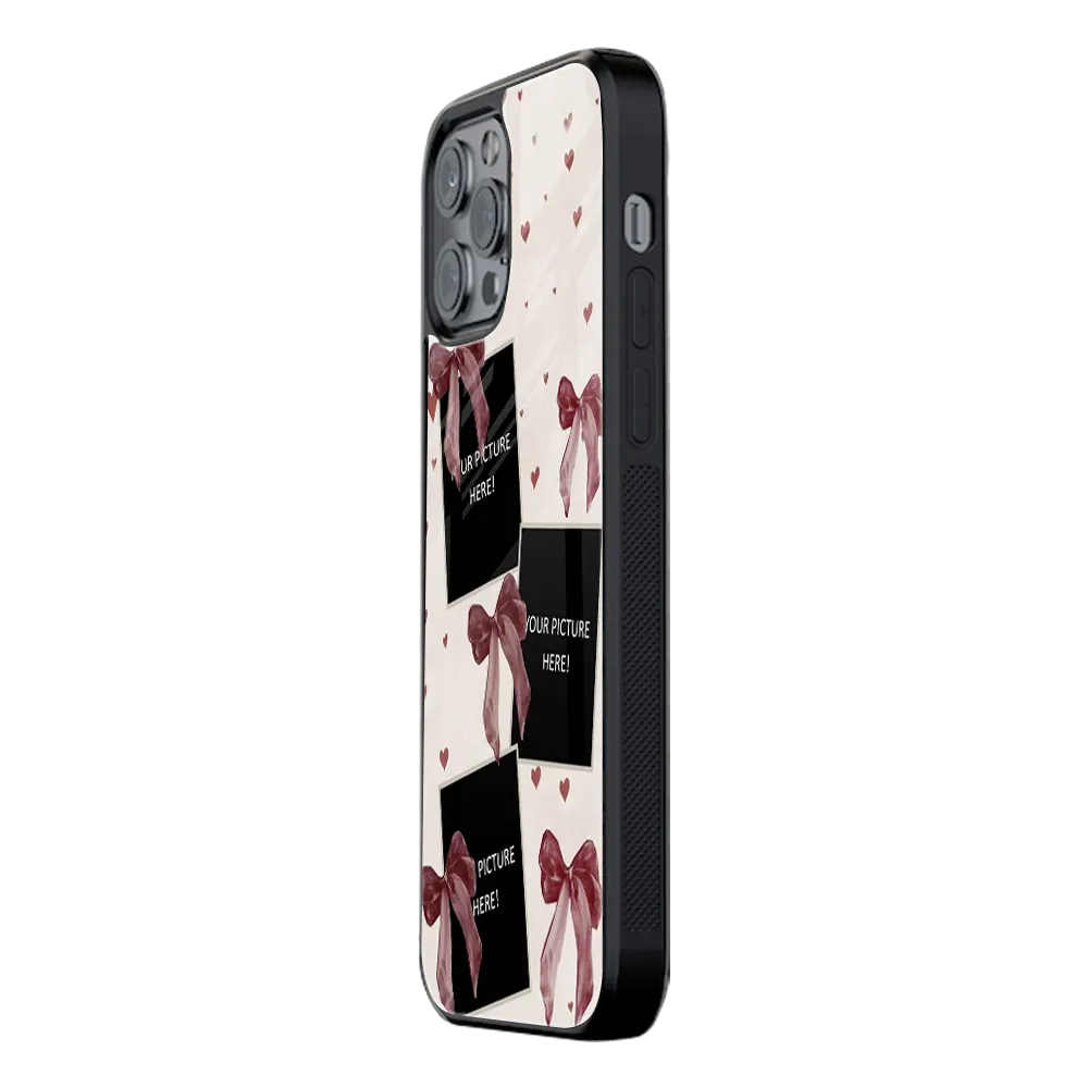 Polaroid Personalised Glass Phone Case