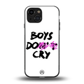 boys do cry back phone cover | glass case for iphone 13 mini