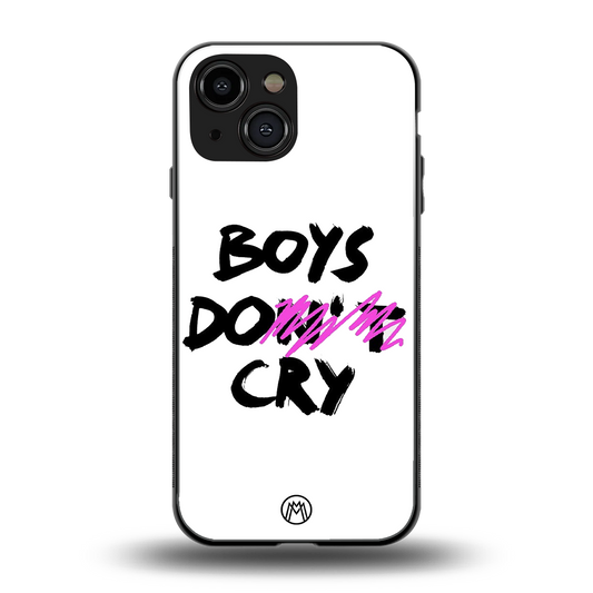 boys do cry back phone cover | glass case for iphone 13 mini