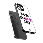 boys do cry back phone cover | glass case for iphone 13 pro max