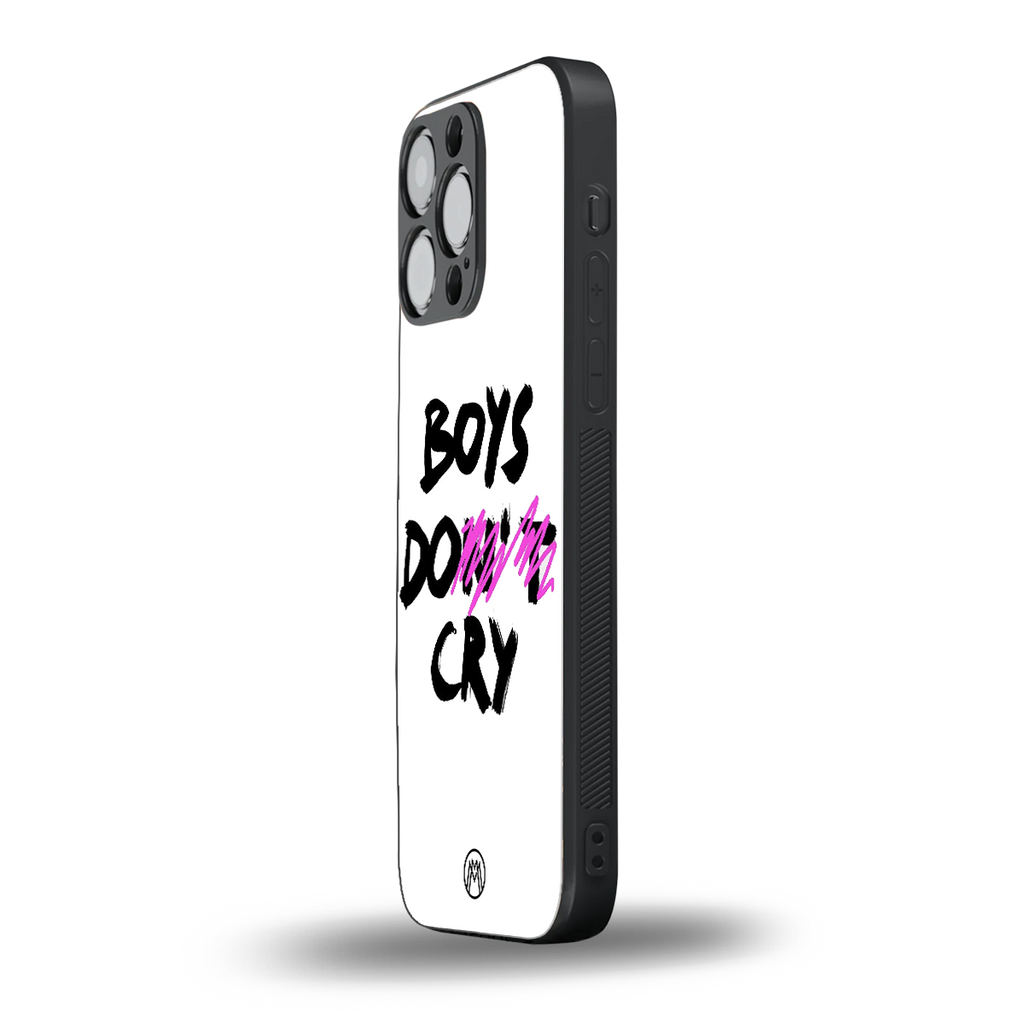 boys do cry back phone cover | glass case for iphone 13 pro max