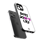 boys do cry back phone cover | glass case for iphone 13 pro